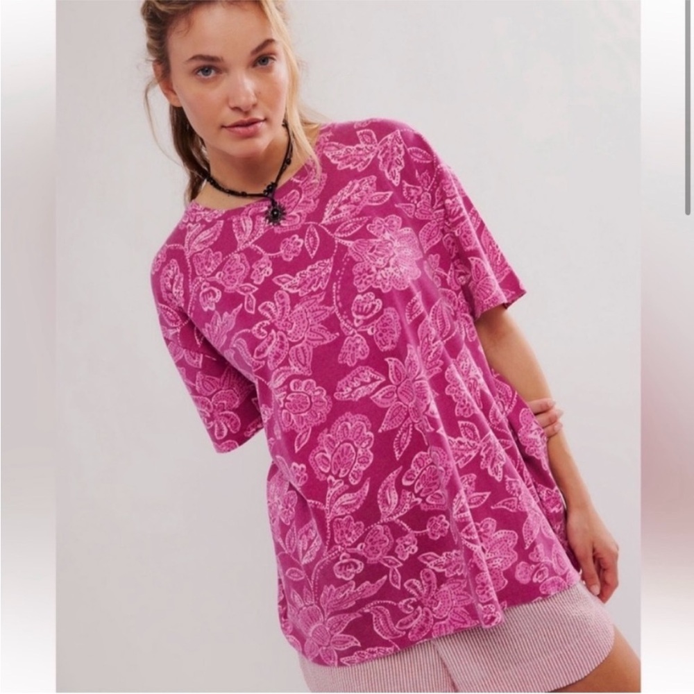 Free People We The Free Nina Printed Tee